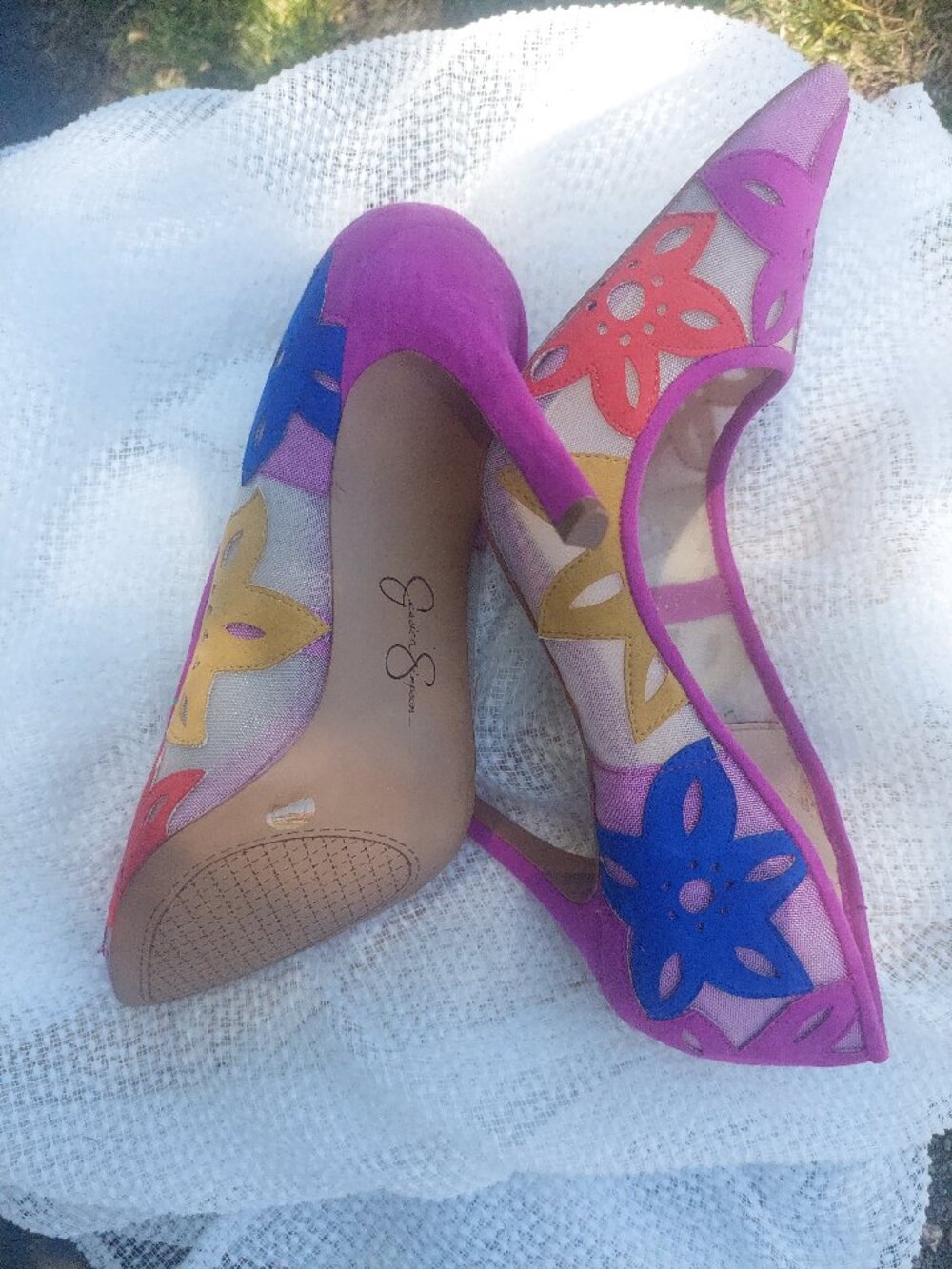 Jessica Simpson Vivid Orchid Pumps Size 9.5
